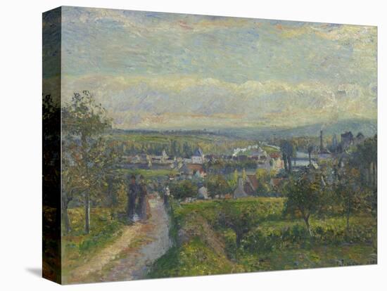 View of Saint-Ouen-L'Aumone, 1876-Camille Pissarro-Premier Image Canvas