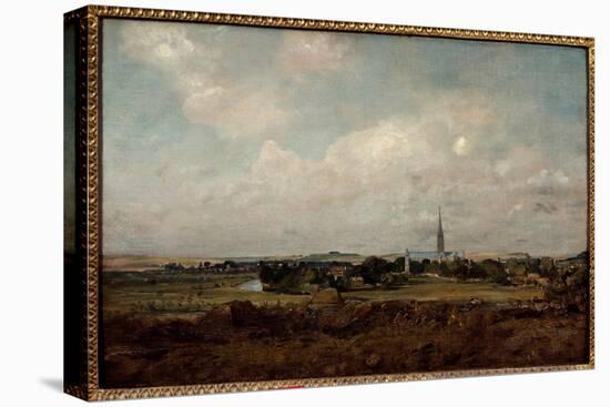 View of Salisbury in England Painting by John Constable (1776-1837) (Ec.Engl.) Sun. 0,35X0,51 M Par-John Constable-Premier Image Canvas