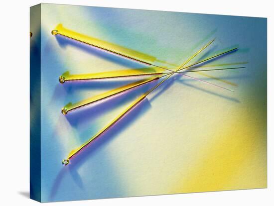 View of Several Acupuncture Needles-Tek Image-Premier Image Canvas