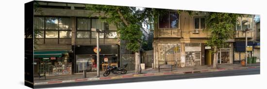 View of shops on the street, Allenby Street, Tel Aviv, Israel-null-Premier Image Canvas