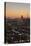 View of skyline at sunset, Johannesburg, Gauteng, South Africa, africa-Ian Trower-Premier Image Canvas