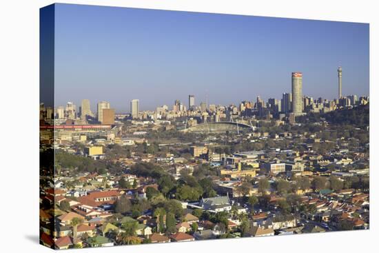 View of skyline, Johannesburg, Gauteng, South Africa, Africa-Ian Trower-Premier Image Canvas