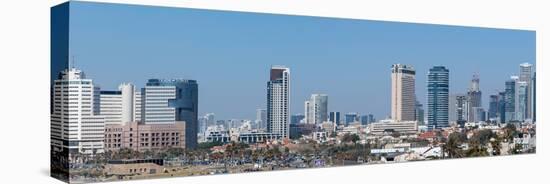 View of skylines, Tel Aviv, Israel-null-Premier Image Canvas