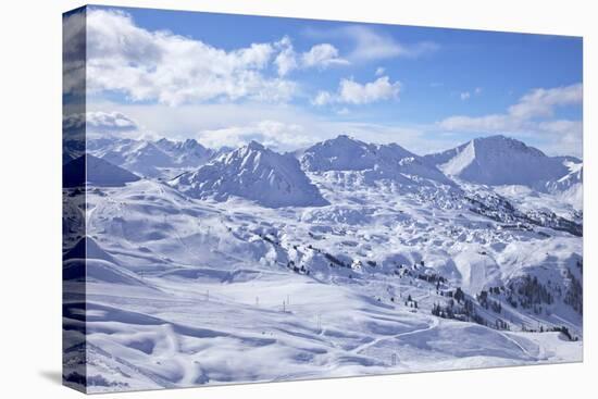 View of Slopes Near Belle Plagne, La Plagne, Savoie, French Alps, France, Europe-Peter Barritt-Premier Image Canvas