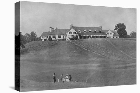 View of south front of clubhouse from the course, Oakland Golf Club, Bayside, New York, 1923-null-Premier Image Canvas