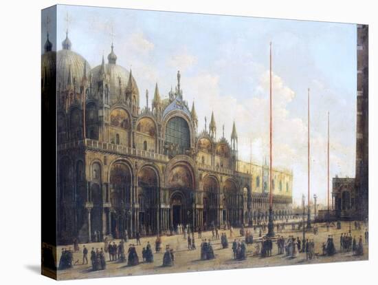 View of St. Mark's Basilica, Venice-Giuseppe Bernardino Bison-Premier Image Canvas