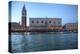 View of St. Marks Square and Doge Palace from Canal, Venice, Italy-Darrell Gulin-Premier Image Canvas