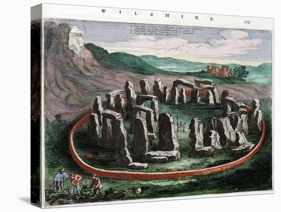 View of Stonehenge from the Atlas Van Loon-null-Premier Image Canvas