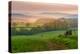 View of sunset from Wadshelf in the Peak District National Park, Derbyshire, England-Frank Fell-Premier Image Canvas