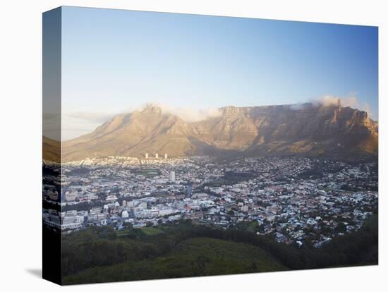 View of Table Mountain and City Bowl, Cape Town, Western Cape, South Africa, Africa-Ian Trower-Premier Image Canvas