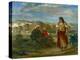 View of Tangier, 1852-3-Eugene Delacroix-Premier Image Canvas