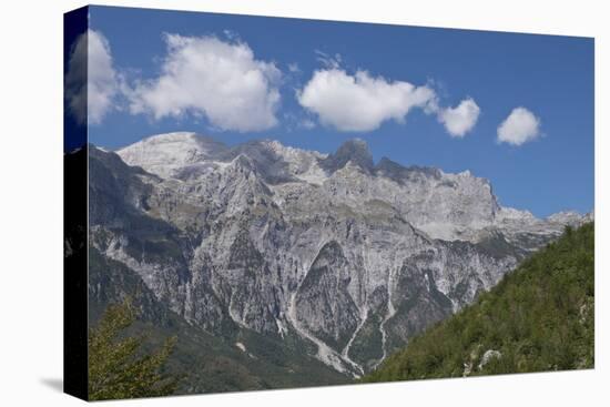 View of the Albanian Alps near Thethi, on the western Balkan peninsula, in northern Albania, Europe-Julio Etchart-Premier Image Canvas