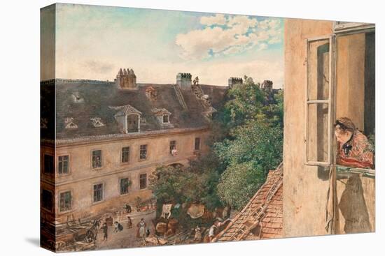 View of the Alservorstadt-Rudolf von Alt-Premier Image Canvas