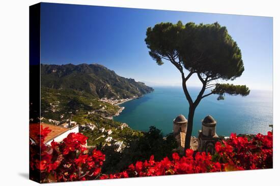 View of the Amalfi Coast from Villa Rufolo in Ravello, Italy-Terry Eggers-Premier Image Canvas