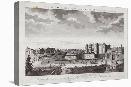 View of the Bastille St Anthony's Gate and Part of the Suburbs of Paris-Jacques Rigaud-Premier Image Canvas