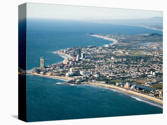 View of the Beaches and Resort Hotels in the Golden Zone, Mazatlan, Mexico-Charles Sleicher-Premier Image Canvas