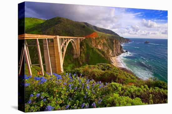 View Of The BIXby Creek Bridge, Big Sur, Ca-George Oze-Premier Image Canvas