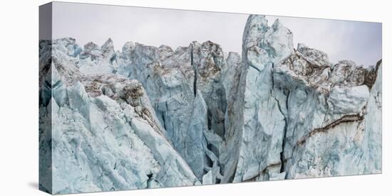 View of the Bloomstrandbreen Glacier, Haakon VII Land, Spitsbergen, Svalbard, Norway-Panoramic Images-Premier Image Canvas