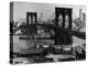 View of the Brooklyn Bridge Looking Toward Brooklyn-Andreas Feininger-Premier Image Canvas