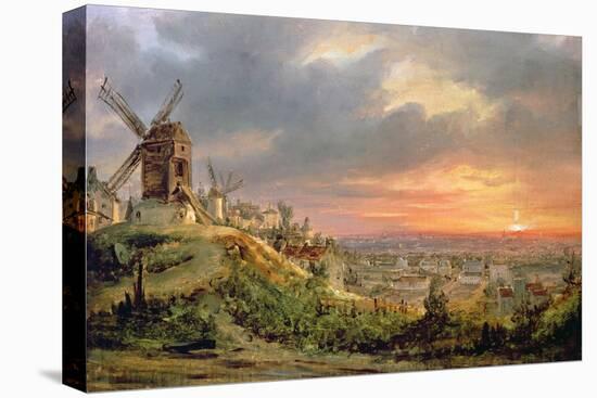 View of the Butte Montmartre, c.1830-Louis Jacques Mande Daguerre-Premier Image Canvas