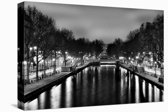 View of the Canal Saint-Martin - Paris - France-Philippe Hugonnard-Premier Image Canvas