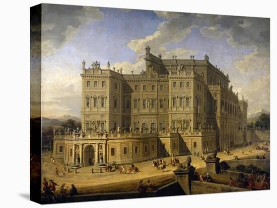 View of the Castle of Rivoli, 1723-Giovanni Paolo Pannini-Premier Image Canvas