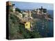 View of the Castle, Vernazza, Cinque Terre, Italian Riviera, Liguria, Italy-Sheila Terry-Premier Image Canvas