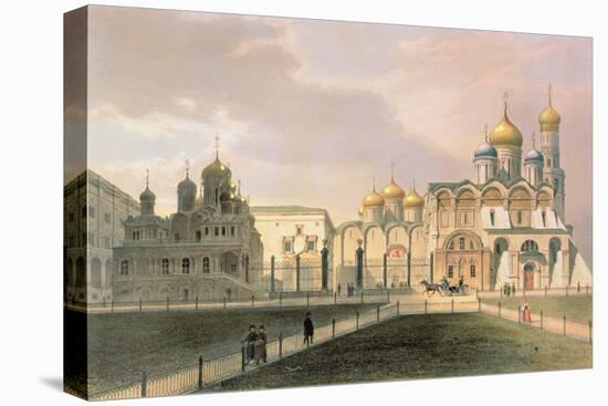 View of the Cathedrals in the Moscow Kremlin, Printed by Lemercier, Paris, 1840S-Louis Jules Arnout-Premier Image Canvas