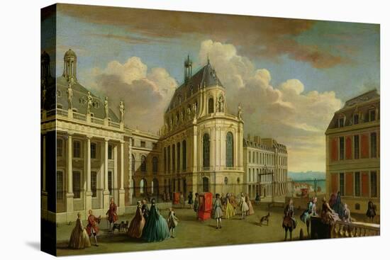 View of the Chapel of the Chateau De Versailles from the Courtyard-Jacques Rigaud-Premier Image Canvas