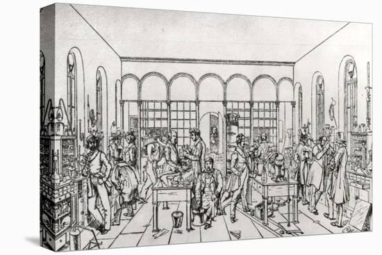 View of the Chemistry Laboratory of Baron Justus Von Liebig at Giessen-Carl Friedrich Wilhelm Trautschold-Premier Image Canvas