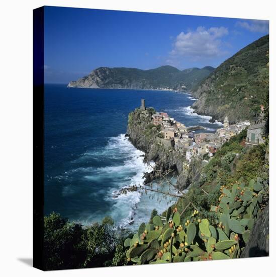 View of the Cinque Terre Village of Vernazza-Stuart Black-Premier Image Canvas