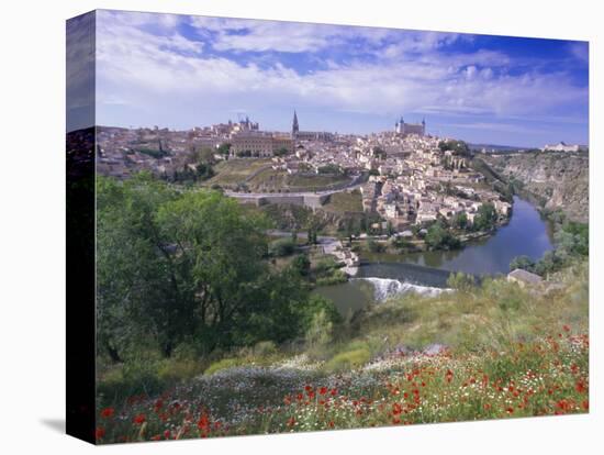 View of the City and Tagus River (Rio Tajo), Toledo, Castilla La Mancha, Spain, Europe-Gavin Hellier-Premier Image Canvas