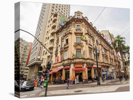 View of the city centre, City of Sao Paulo, State of Sao Paulo, Brazil, South America-Karol Kozlowski-Premier Image Canvas