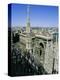 View of the City from the Roof of the Duomo (Cathedral), Milan, Lombardia (Lombardy), Italy, Europe-Sheila Terry-Premier Image Canvas