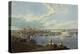 View of the City of Boston from Dorchester Heights-Robert Havell-Stretched Canvas