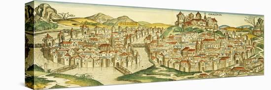 View of the City of Cracow, from the Nuremberg Chronicle by Hartmann Schedel 1493-null-Premier Image Canvas