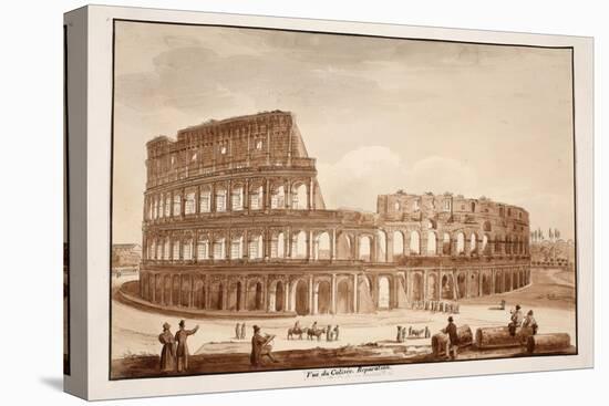 View of the Colosseum During Restoration, 1833-Agostino Tofanelli-Premier Image Canvas