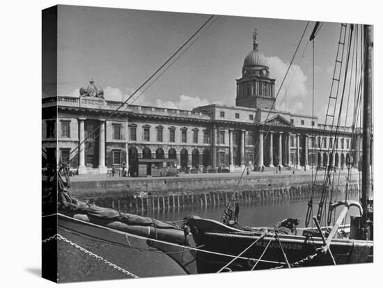 View of the Customs House in Dublin-Hans Wild-Premier Image Canvas