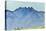 View of the Dents-Du-Midi from Champéry-Ferdinand Hodler-Premier Image Canvas