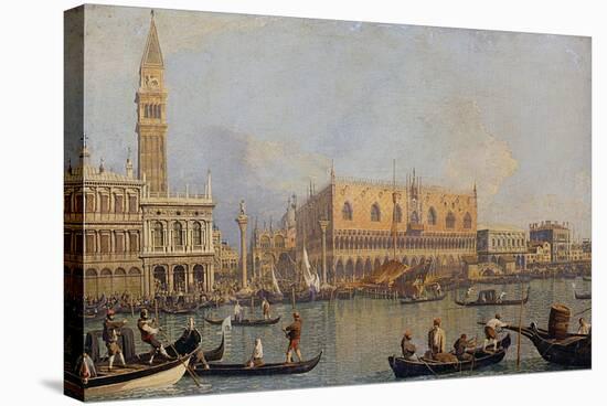 View of the Ducal Palace in Venice-Canaletto-Premier Image Canvas