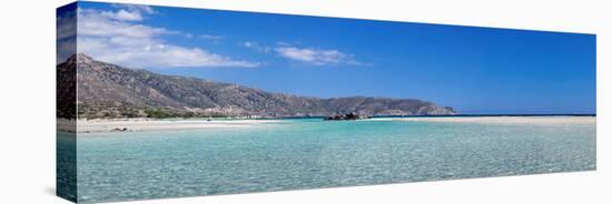 View of the Elafonisi Beach, West Coast, Crete, Greece-null-Stretched Canvas