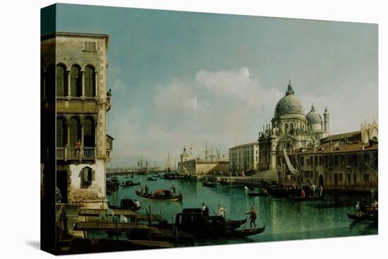 View of the Grand Canal and the Punta Della Dogana, Ca 1743-Bernardo Bellotto-Premier Image Canvas