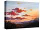 View of the Hudson River at Sunset from Olana-Patty Baker-Stretched Canvas