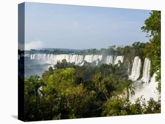 View of the Iguazu Falls, UNESCO World Heritage Site, Puerto Iguazu, Misiones, Argentina, South Ame-Karol Kozlowski-Premier Image Canvas