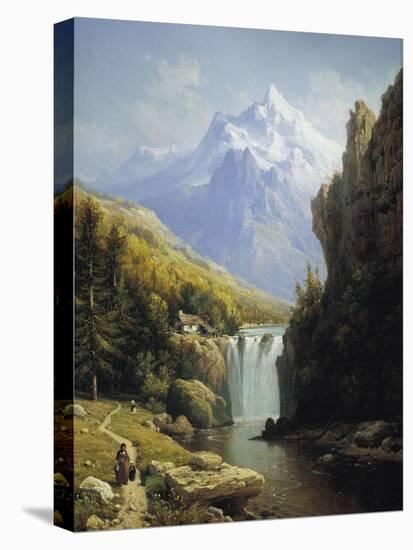 View of the Johannisberg-Charles Kuwasseg-Premier Image Canvas