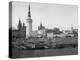 View of the Kremlin and the Moscow River Photograph - Moscow, Russia-Lantern Press-Stretched Canvas