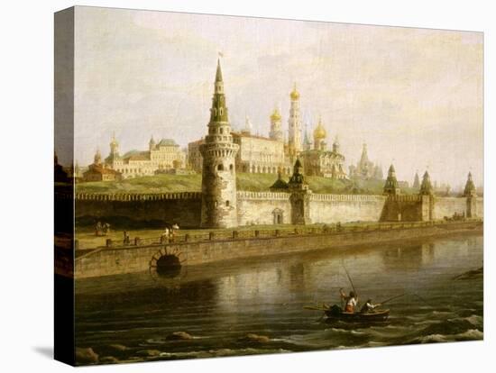 View of the Kremlin in Moscow, Russia, from the Kameny (Stone) Bridge, 1818-Maksim Nikiforovic Vorobev-Premier Image Canvas