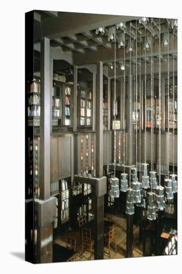 View of the Library, Built 1897-99-Charles Rennie Mackintosh-Premier Image Canvas