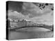 View of the Liffey River and the Metal Bridge in Dublin-Hans Wild-Premier Image Canvas