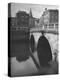 View of the Liffey River and the Metal Bridge in Dublin-Hans Wild-Premier Image Canvas